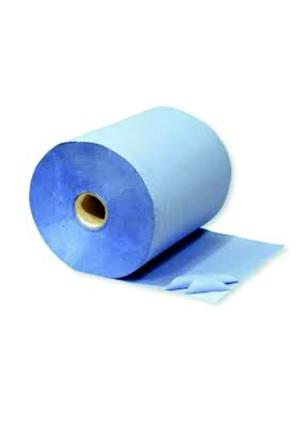 PAPEL TIENDA AZUL EN ROLLO 37 CM